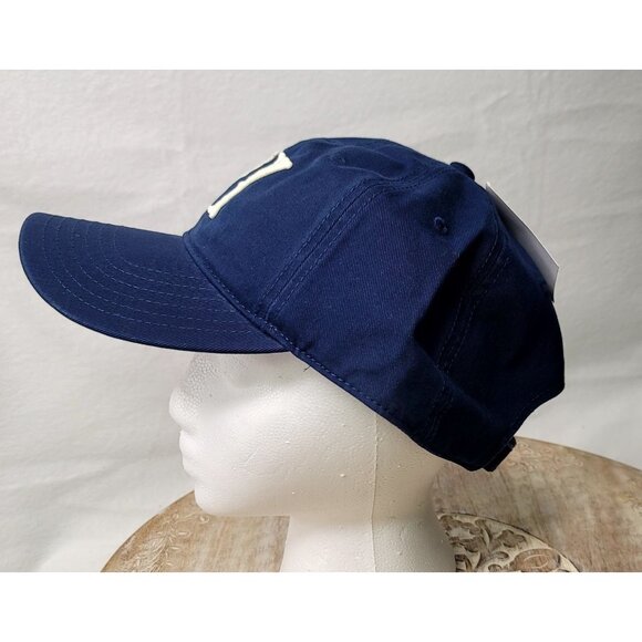 Navy Blue NY Embroidered Baseball Cap Adjustable Strap By Mad Engine - Picture 3 of 7